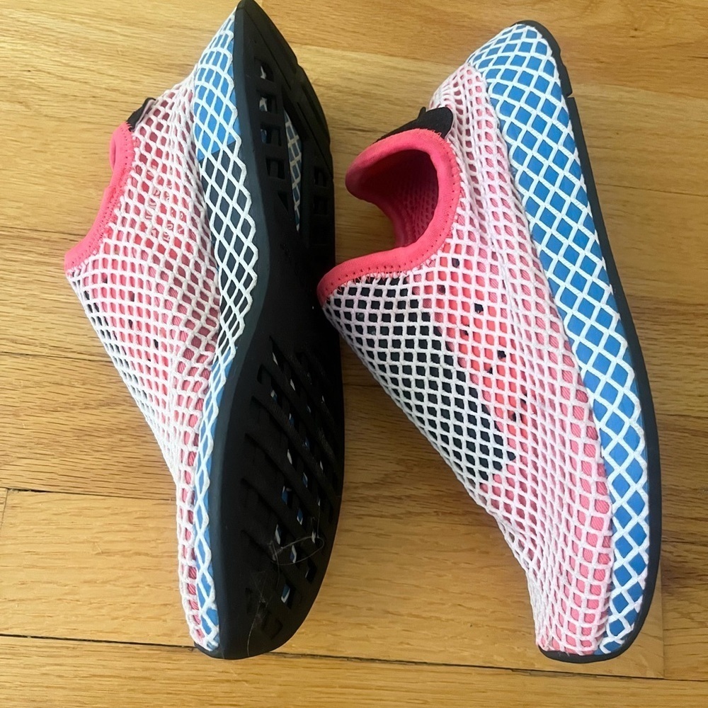 Adidas Multicolor DeerUpt Runner DA9610 Walking Running Shoes Size 4.5 - Picture 2 of 8
